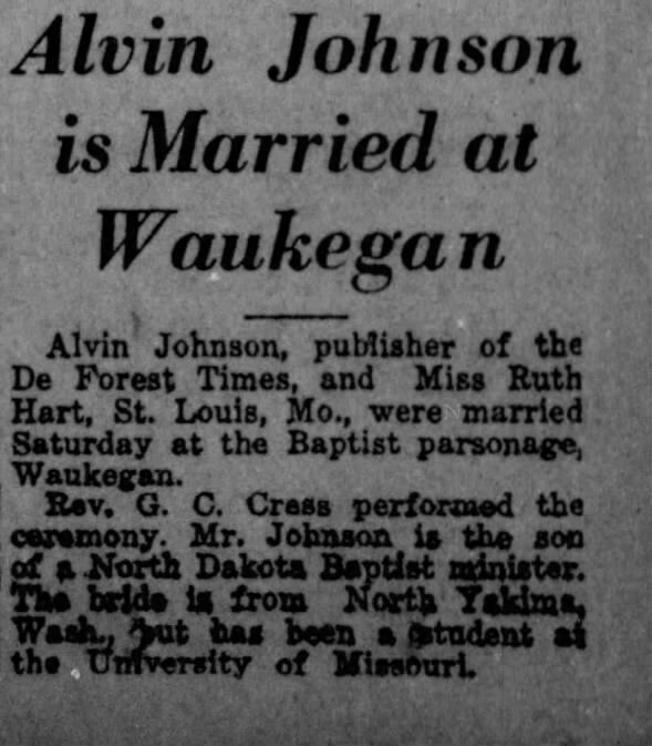 Marriage of Johnson / Hart